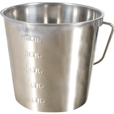 Kerbl Paslanmaz Çelik Kova 12.3 Litre