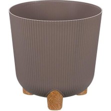 Omnipazar ELF-453 Dekoratif Derin Nostalji Ayaklı Saksı Takımı 16 Litre