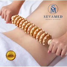 Ahşap Masaj Silindiri Merdanesi Vücut Masaj Aleti Ayak Sağlık Masaj Rahatlatıcı Masaj Roller Kırmed