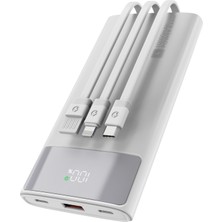 Shaza 10.000 Mah 22.5W Kendinden Kablolu Taşınabilir Şarj Cihazı