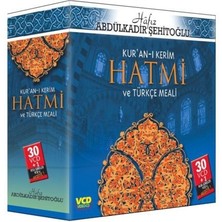 Kuran-ı Kerim Hatim Seti Abdulkadir Şehitoğlu 30+1 VCD Türkçe Sesli Formatı ile