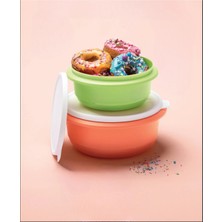 Tupperware Miksim 2'li Set 1l Lime 2l Turuncu