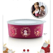 Lizayn Tekstil Tupperware Yılbaşı Kurabiye Saklama Kabı