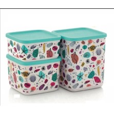 Tupperware Kübik Set Saklama Kabı Kübik 3 Lü Set