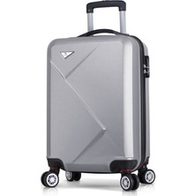 My Valice Diamond Kabin Boy Valiz 56x37x25 cm ABS Malzeme Darbeye Dayanıklı Şifreli Kilit Antrasit