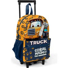 Coral High Minik Yuva Çekçekli Sırt Çantası Truck Desenli Iki Bölmeli 34024