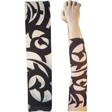 Giyilebilir Kol Dövmesi Çorap Dövme 3D Baskılı Kol Bacak Dövme 2 Adet Model 5