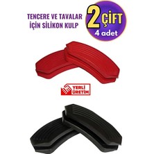  silikon tencere tava tutacağı yanmaz yapışmaz tutamaç eldiven 9x4 cm renkli 2 çift 4 adetten oluşur