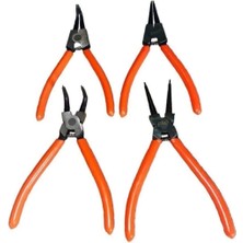 Moonshop 4'lü Segman Takımı Sekman Pense Seti 4 Parça Farklı Model Sekman Seti Izole Saplı