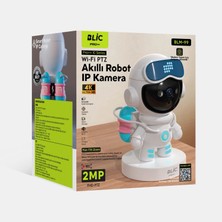 Al-Net 2.4g, Wifi Ptz 2mp Full Hd Çift Yönlü Interkomlu Akıllı Robot Ip Kamera