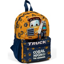 Coral High Minik Yuva Sırt Çantası Truck Desenli Iki Bölmeli 33261