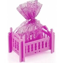 Bebek Mevlüt Şekeri 12 Adet Birden - Pembe Beşik