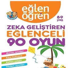 Shoplet Eğlen Öğren 8-9 Yaş - Zeka Geliştiren Eğlenceli 90 Oyun
