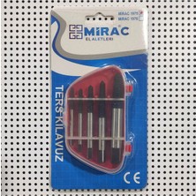 Miraç Ters Kılavuz Kırık Vida Sökme Aparatı 5 Parçalı Set (3-22MM Arası) Kod :1976