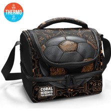 Coral High Kids Futbol Desenli Thermo Iki Katlı Beslenme Çantası 37208