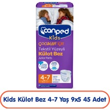 Canped Kids Külot Bez 4-7 Yaş 9x5 45 Adet