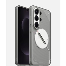 Aulumu Samsung Galaxy S26 Ultra Uyumlu Magsafe Özellikli Karanlıkta Hafif Parlayan Frosted Kılıf