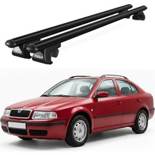Today Auto Venüs Skoda Octavia V (1998-2004) Uyumlu Siyah Ara Atkı Port Bagaj Tavan Barı