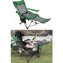 Binbirreyon Ayaklıklı Kamp Sandalyesi 4 Pozisyonlu Kamp Koltuğu Katlanabilir Çantalı HA060