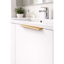 Höger Entegre Kulp Bombeli  Gold 15cm 2 Adet (Arkadan Vidalı)