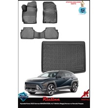 Rizline Hyundai Kona 2023 Sonrası Benzin/dizel Alt Bagaj Bagaj Havuzu ve Havuzlu Paspas