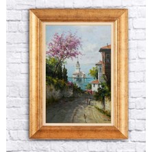 Giyense Altın Çerçeveli Dekoratif Paspartulu Tablo NYY831