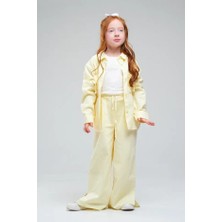 Loco Loco Kız  Çocuk 1067 Gabardin Ceket Pantolon Takım