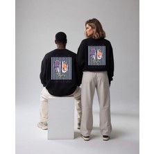 Azura Club Oyster Baskılı Unisex Sweatshirt