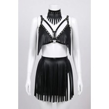 Luna Vanessa Body Deri Iç Çamaşırı Takımı -2145-AYS-TK-L