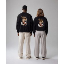 Azura Club Luck You Baskılı Unisex Sweatshirt