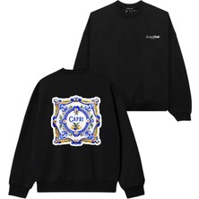 Azura Club Capri Baskılı Unisex Sweatshirt