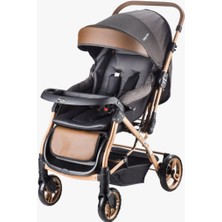 Turhan Bebe Kapanınca Yerde Sabit Duran Çift Yönlü Bebek Arabası