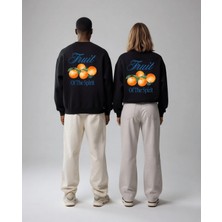 Azura Club Fruits Baskılı Unisex Sweatshirt