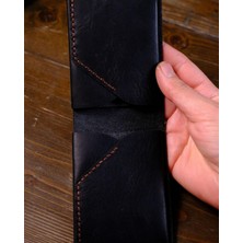 Eonaks Lord- Ince Tasarım Hakiki Gerçek Deri Cüzdan ve Kartlık