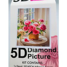 Duck Hoby 50X40 Boncuklu Taş Mozaik Elmas Goblen Pano Tablo Resim Boncuk Puzzle Dıamond Paıntıng Hı Stone