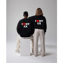 Azura Club Love My Ex Baskılı Unisex Sweatshirt