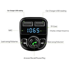 Carx8 Bluetooth Araç Kiti Fm Transmitter