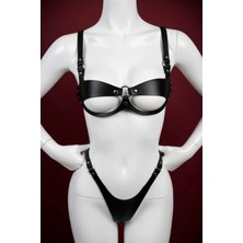 Luna Vanessa Sevgililer Günü Body Deri Iç Çamaşırı Takımı -2188-SVGI-TK-XS