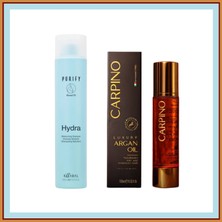 Kaaral Purify Hydra Shampoo 300ML +Carpino Lüx Argan Yağı 100ML 2li Set