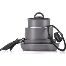 Moneta Melodia Finegres 7 parça Tencere & Tava Seti