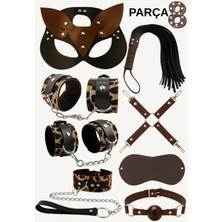 Luna Vanessa Çeyiz Için Esaret Deri Iç Çamaşırı Takımı -4013-CYZ-TK-XS