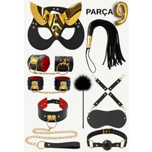 Luna Vanessa Yılbaşına Özel Esaret Deri Iç Çamaşırı Takımı -4016-YLBS-TK-2XL