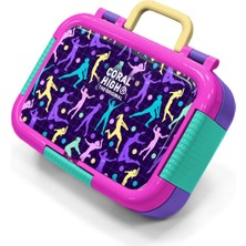 Coral High Kids Mor Voleybol Desenli Paslanmaz Çelik Beslenme Kabı 39170