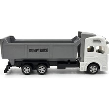 Farbu Oyuncak Gerçekçi Detaylı Açılır Kapaklı Dorseli Çek Bırak Oyuncak Kamyon