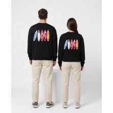 Azura Club Surf Baskılı Unisex Sweatshirt