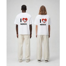Azura Club I Love Nerds Baskılı Unisex T-Shirt