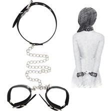 Luna Vanessa Esaret Deri Iç Çamaşırı Takımı -5249-AYS-TK-L