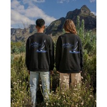 Azura Club Yelkenli Baskılı Unisex Sweatshirt