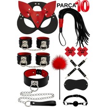 Luna Vanessa Sevgililer Günü Esaret Deri Iç Çamaşırı Takımı -4017-SVGI-TK-M