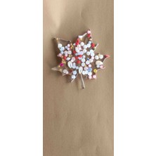 Miina Aksesuar Epoksi Reçine Çeşitli Renklerde Süslenmiş Dekoratif Bir Bardak Altlığıdır